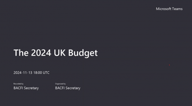 The UK Budget: How Will This Impact Your Financial Planning?